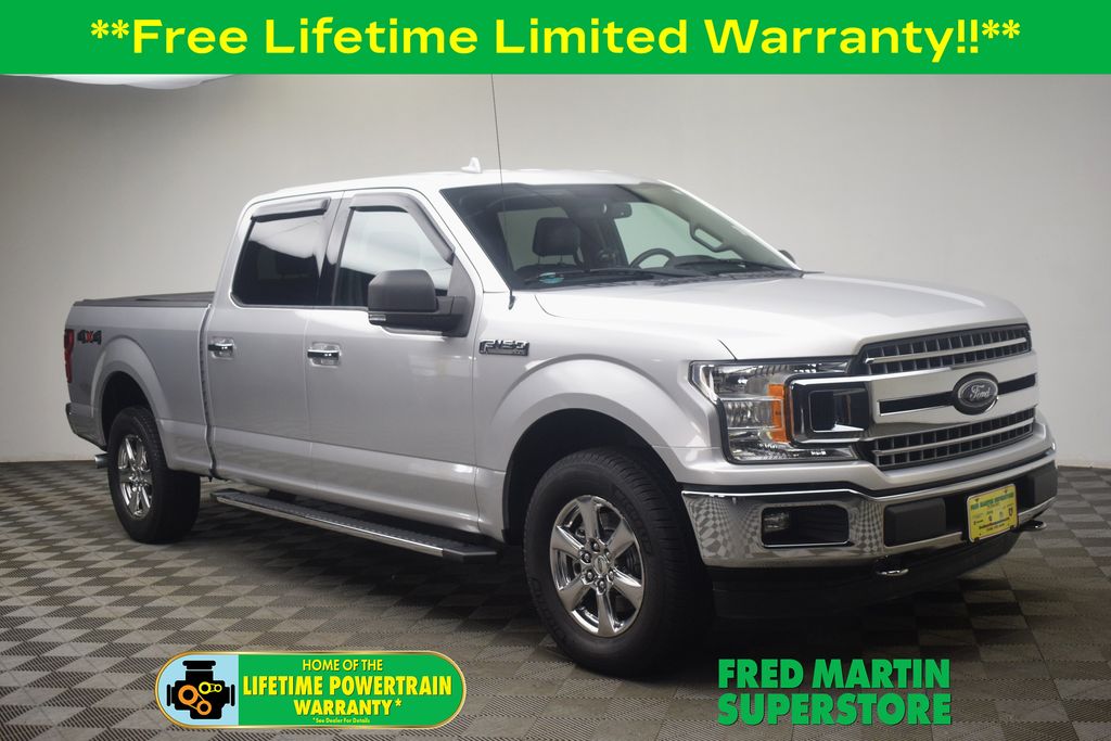 Ingot Silver 2018 Ford F-150 Pickup Truck Four-Wheel Drive Automatic