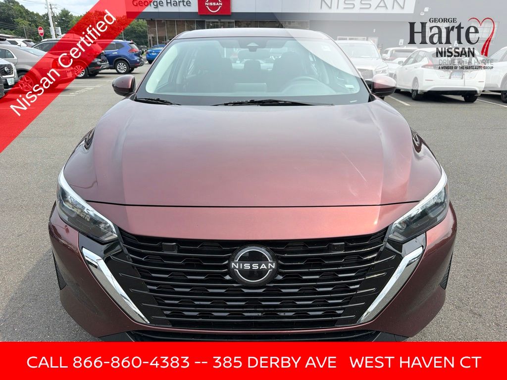 Certified 2024 Nissan Sentra SV with VIN 3N1AB8CV8RY265694 for sale in West Haven, CT