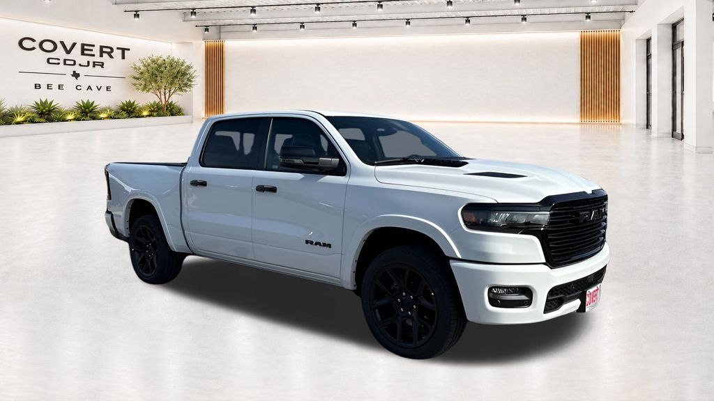 Bright White Clearcoat 2026 RAM 1500 Pickup Truck Four-Wheel Drive 8-Speed Automatic