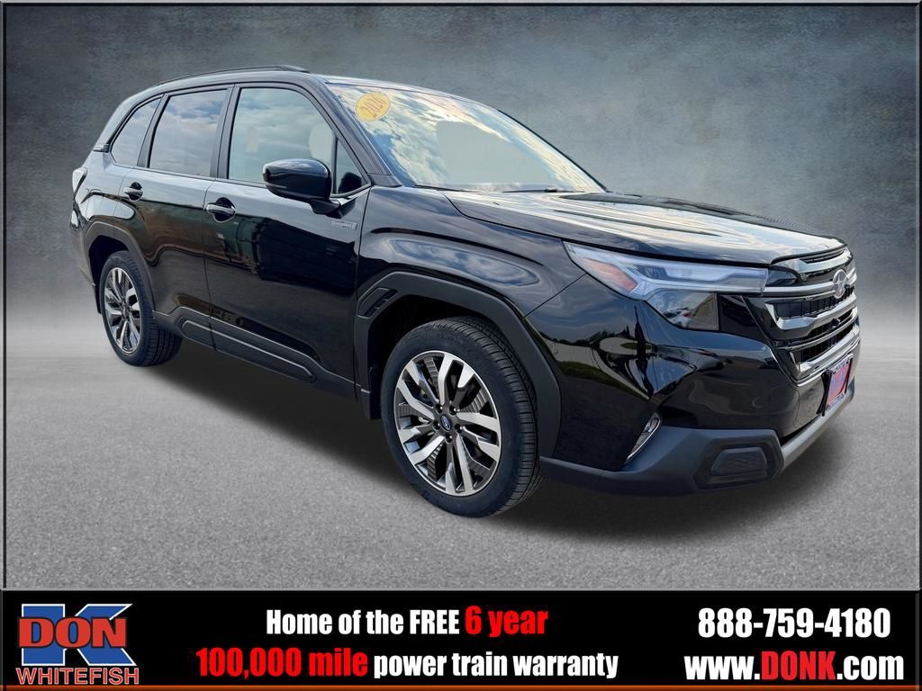 Crystal Black Silica 2026 Subaru Forester Hybrid SUV / Crossover All-Wheel Drive Continuously Variable Transmission