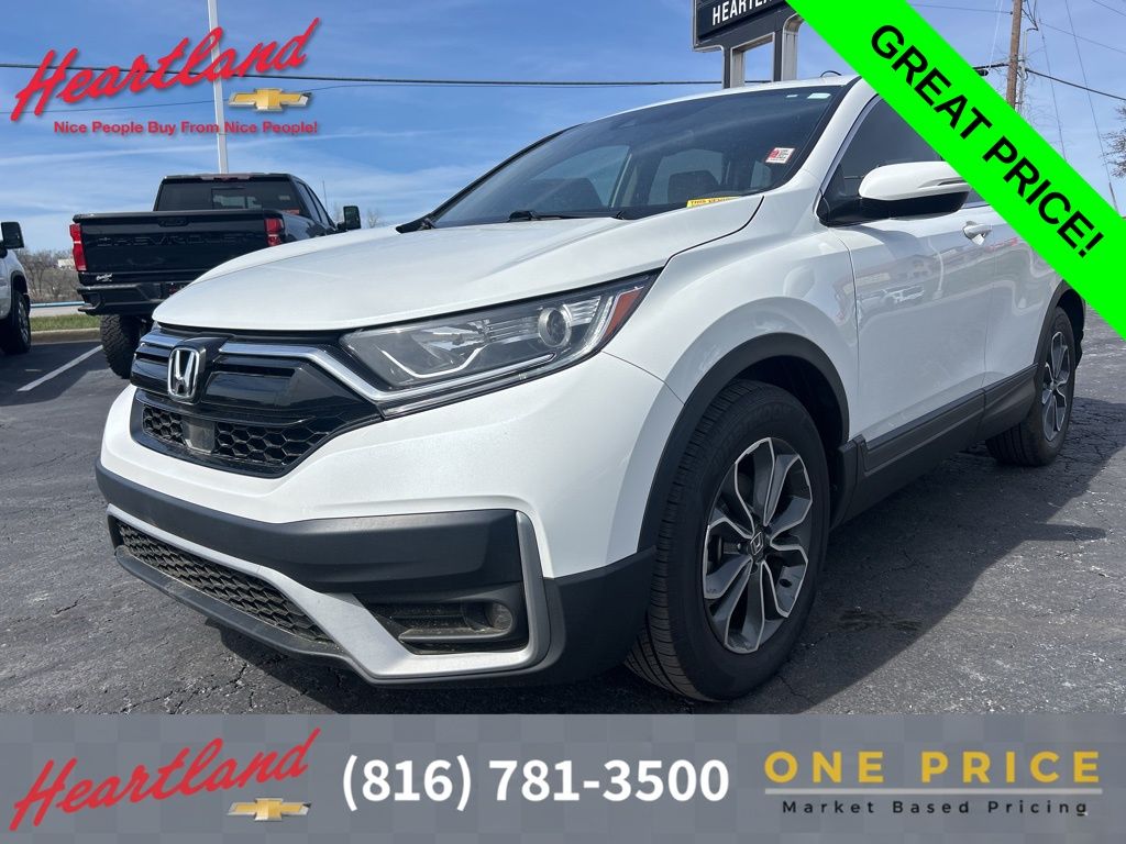 White 2020 Honda CR-V EX-L FWD SUV / Crossover Front-Wheel Drive Continuously Variable Transmission