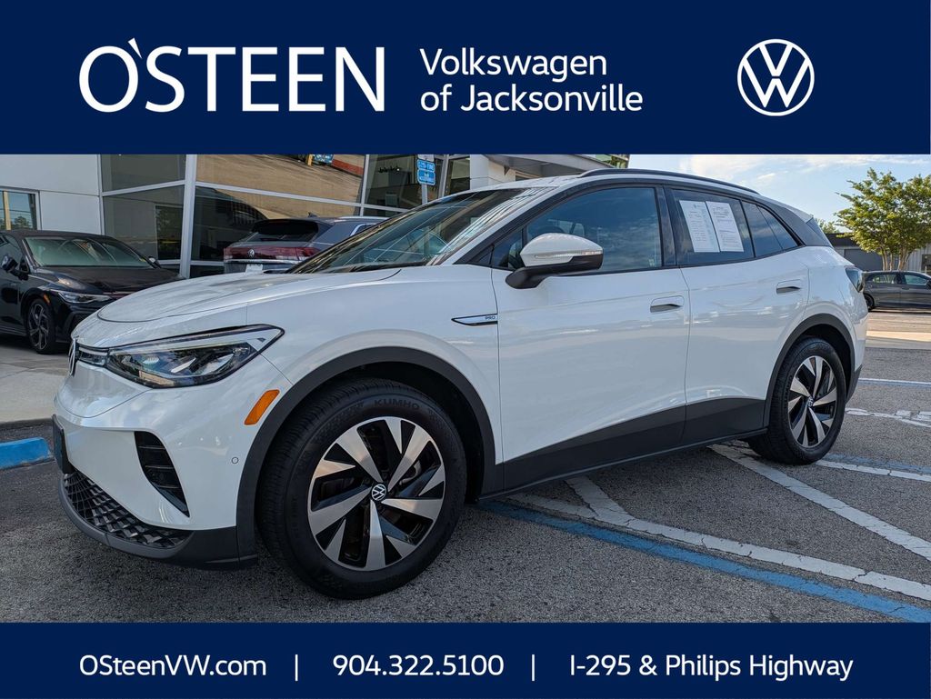 Pure White 2023 Volkswagen ID.4 Pro RWD SUV / Crossover Rear-Wheel Drive Automatic