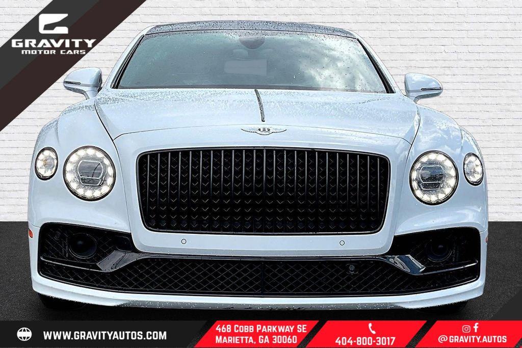 White 2021 Bentley Flying Spur Sedan All-Wheel Drive 8-Speed Dual Clutch