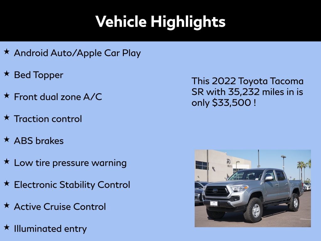 2022 Toyota Tacoma SR 2