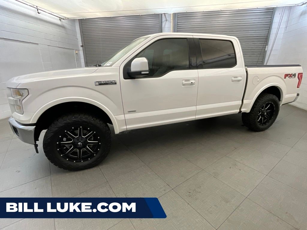 White Platinum Clearcoat Metallic 2017 Ford F-150 Pickup Truck Four-Wheel Drive 6-Speed Automatic
