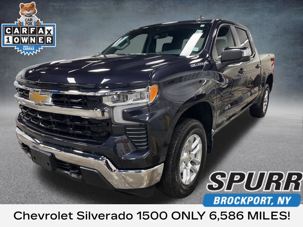 Dark Ash Metallic 2024 Chevrolet Silverado 1500 LT Crew Cab 4WD Pickup Truck Four-Wheel Drive 8-Speed Automatic