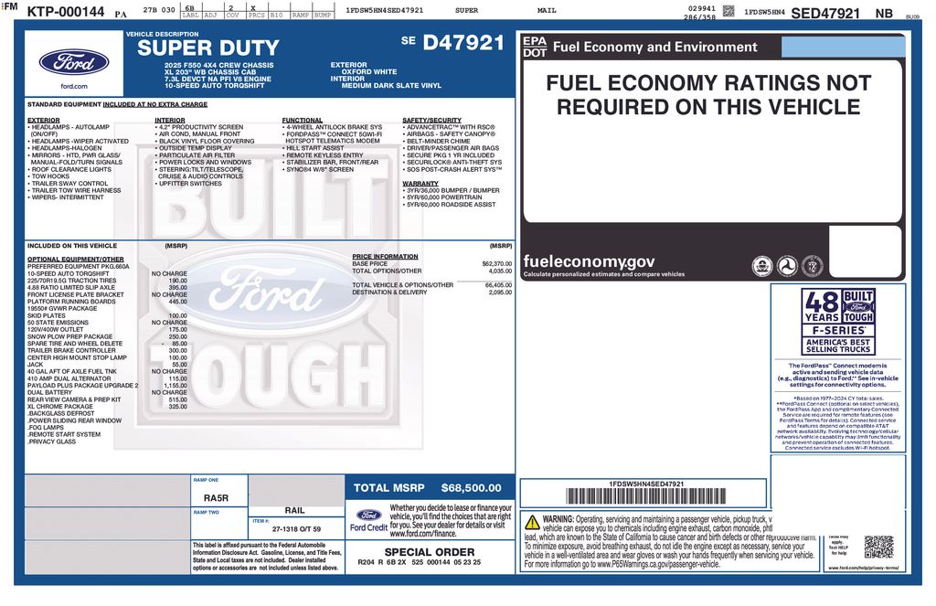 2025 Ford F-550 Chassis XL