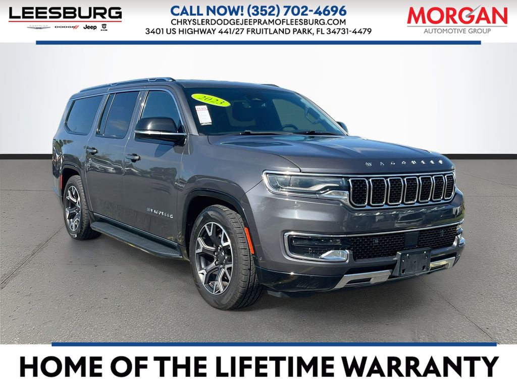 Gray Metallic 2023 Jeep Wagoneer L SUV / Crossover Four-Wheel Drive 8-Speed Automatic