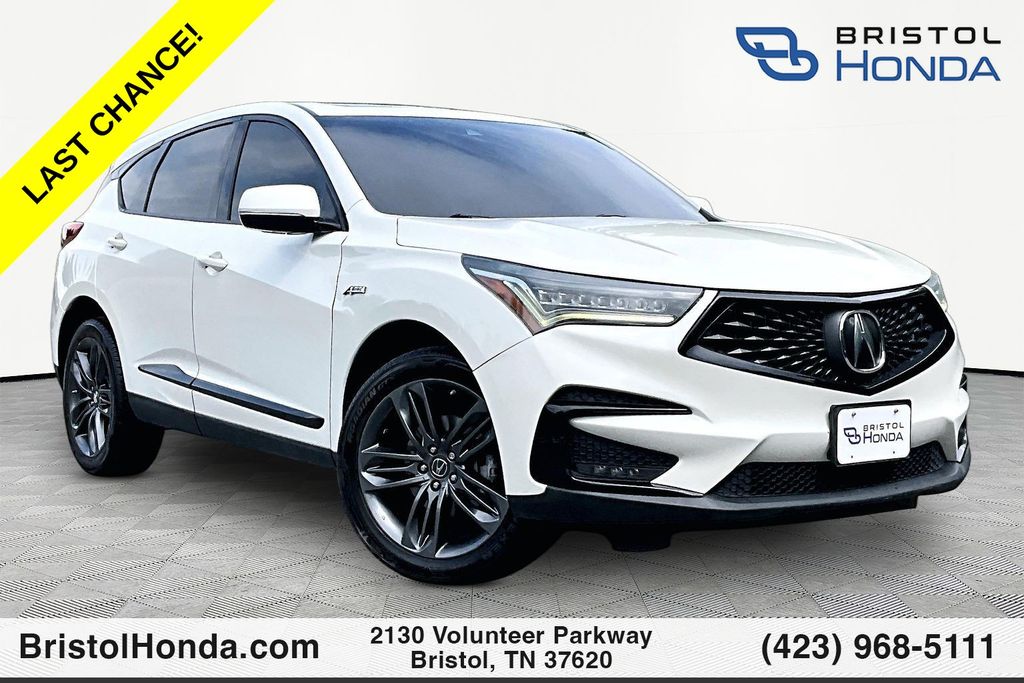 White Diamond Pearl 2019 Acura RDX SUV / Crossover All-Wheel Drive Automatic