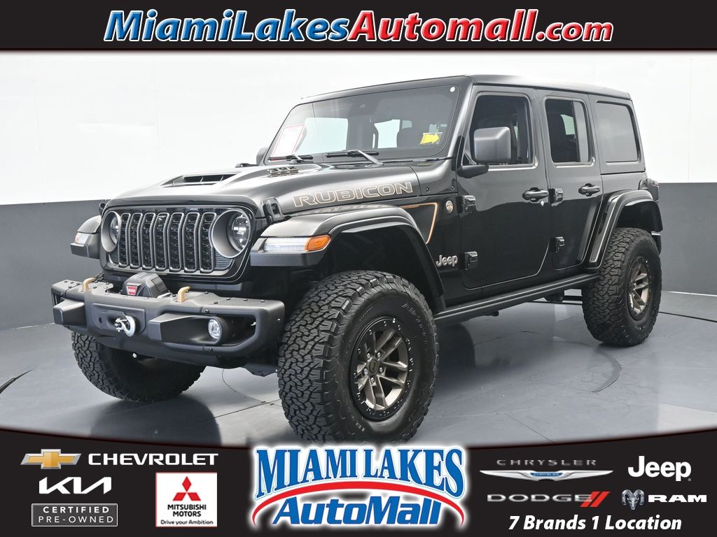 Black Clearcoat 2025 Jeep Wrangler SUV / Crossover Four-Wheel Drive 8-Speed Automatic