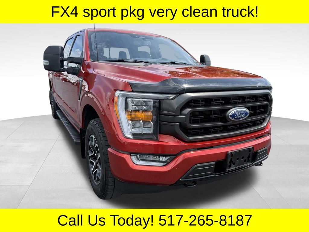 Hot Pepper Red Metallic Tinted Clearcoat 2023 Ford F-150 Pickup Truck Four-Wheel Drive Automatic