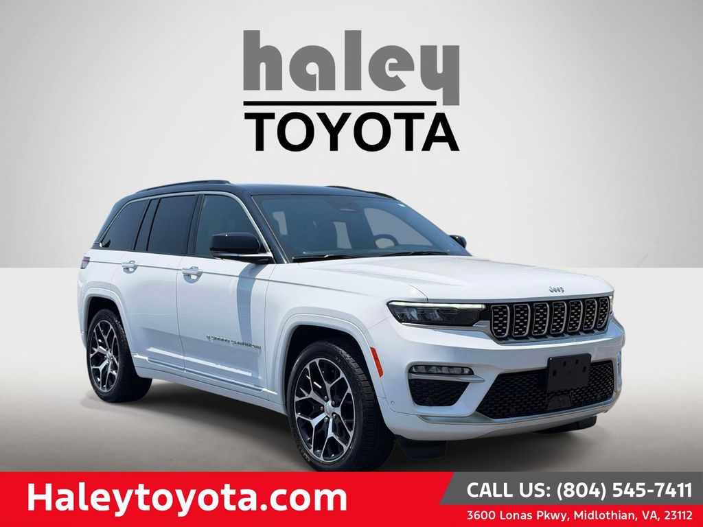 Bright White Clearcoat 2025 Jeep Grand Cherokee SUV / Crossover Four-Wheel Drive 8-Speed Automatic