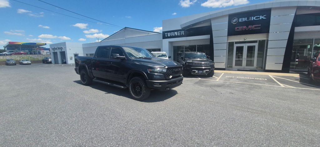 Forged Blue Metallic 2025 RAM 1500 Pickup Truck Four-Wheel Drive 8-Speed Automatic