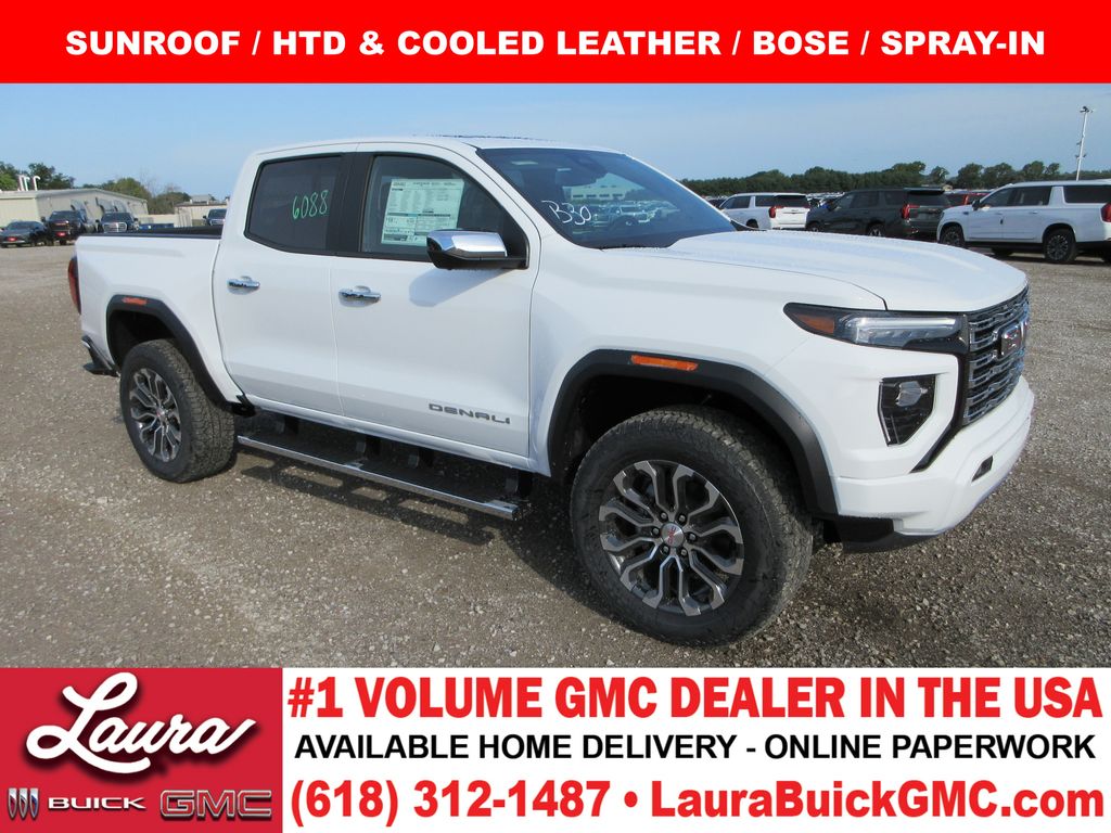 Summit White 2026 GMC Canyon Pickup Truck Four-Wheel Drive 8-Speed Automatic