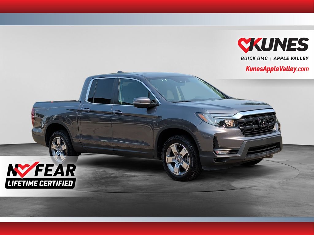Gray 2025 Honda Ridgeline Pickup Truck All-Wheel Drive 9-Speed Automatic