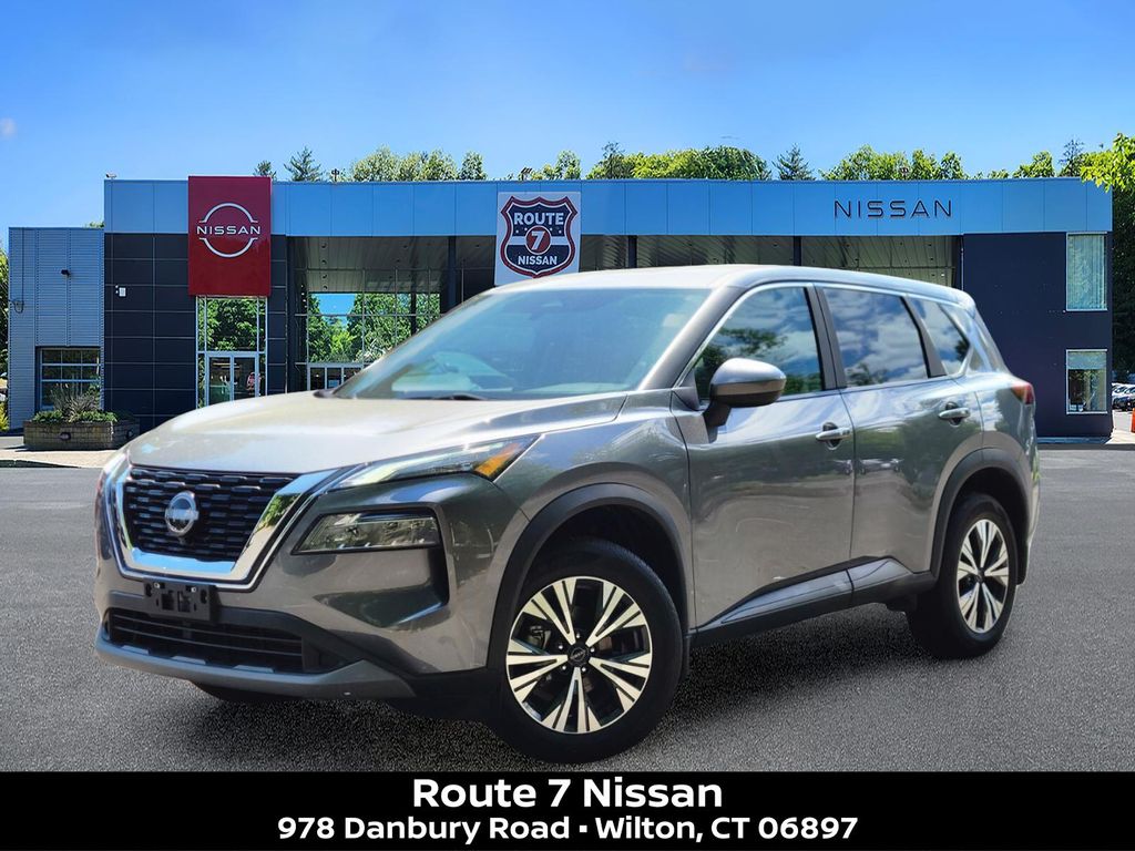 Gray (Gun Metallic) 2023 Nissan Rogue SV AWD SUV / Crossover All-Wheel Drive Continuously Variable Transmission