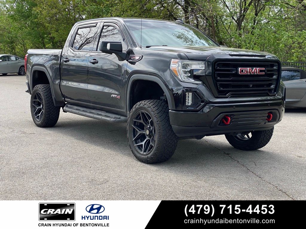 Onyx Black 2020 GMC Sierra 1500 AT4 Crew Cab 4WD Pickup Truck Four-Wheel Drive Automatic