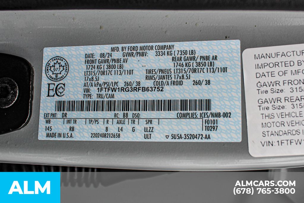 Used 2024 Gray Ford Raptor image 44