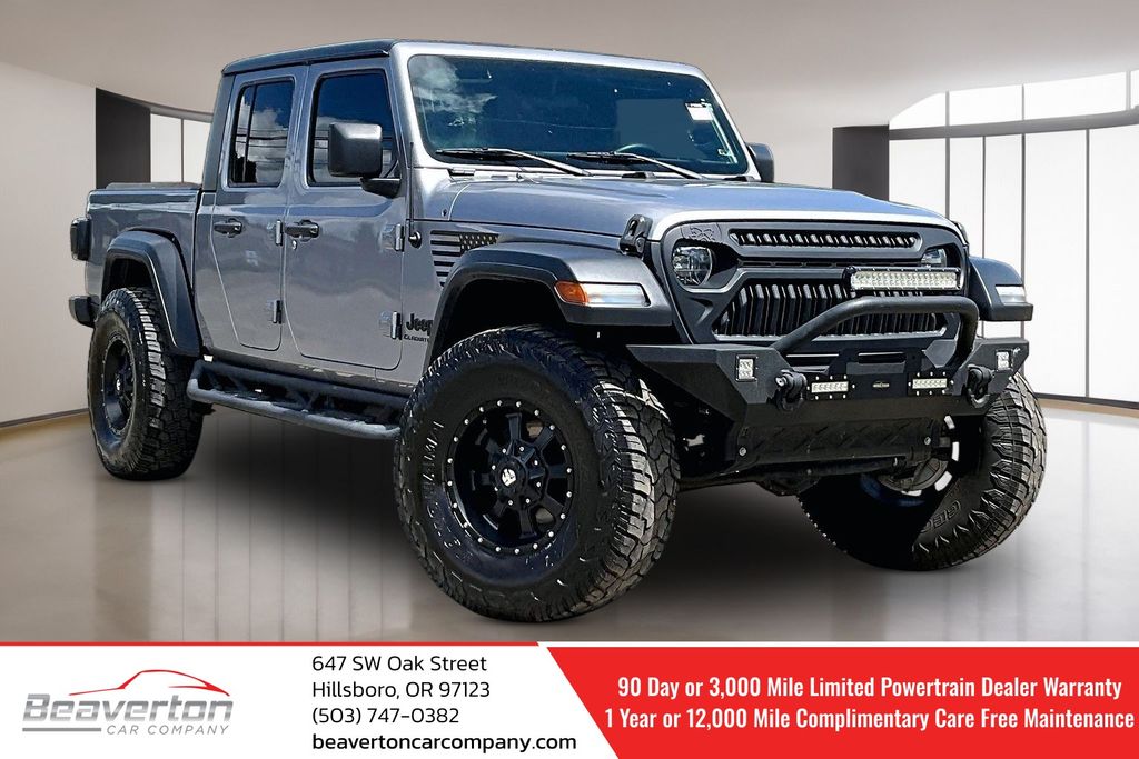 Billet Silver Metallic Clearcoat 2020 Jeep Gladiator Pickup Truck Four-Wheel Drive 8-Speed Automatic