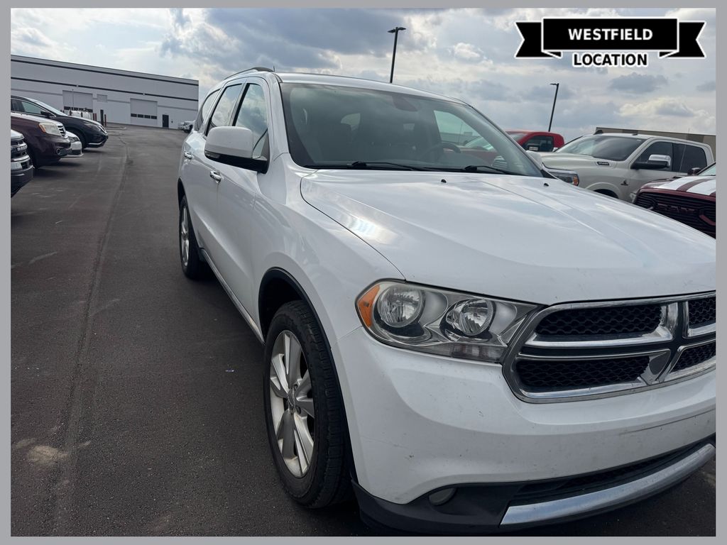 Bright White Clearcoat 2013 Dodge Durango Crew AWD SUV / Crossover All-Wheel Drive 5-Speed Automatic