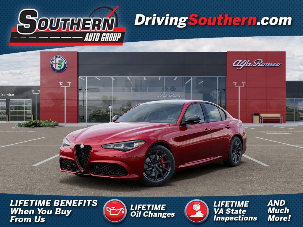 Alfa Rosso 2025 Alfa Romeo Giulia Sedan All-Wheel Drive 8-Speed Automatic