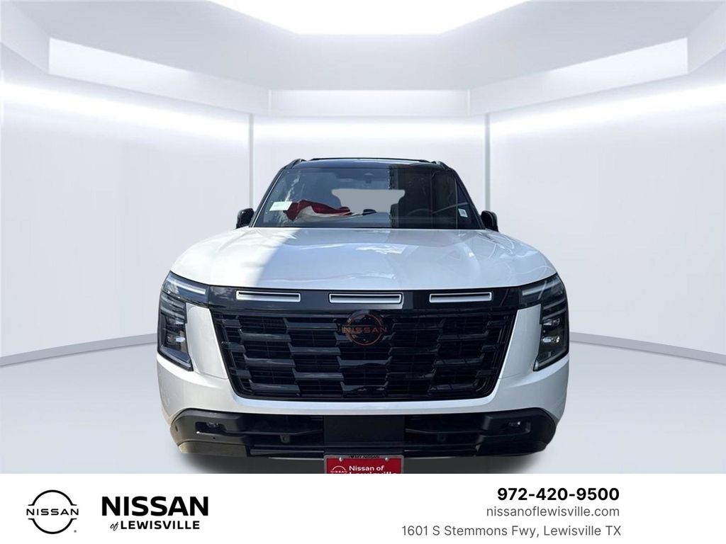 Aspen White/Super Black 2026 Nissan Armada SUV / Crossover Four-Wheel Drive 9-Speed Automatic