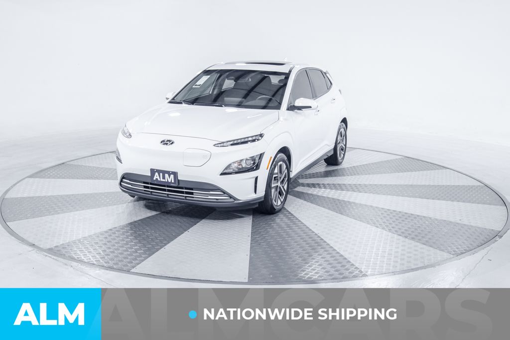 Used 2022 Hyundai Kona EV SEL with VIN KM8K33AG0NU140882 for sale in Union City, GA