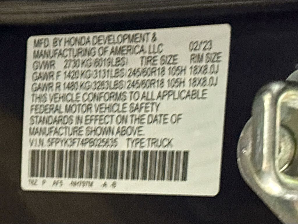 2023 Honda Ridgeline RTL-E