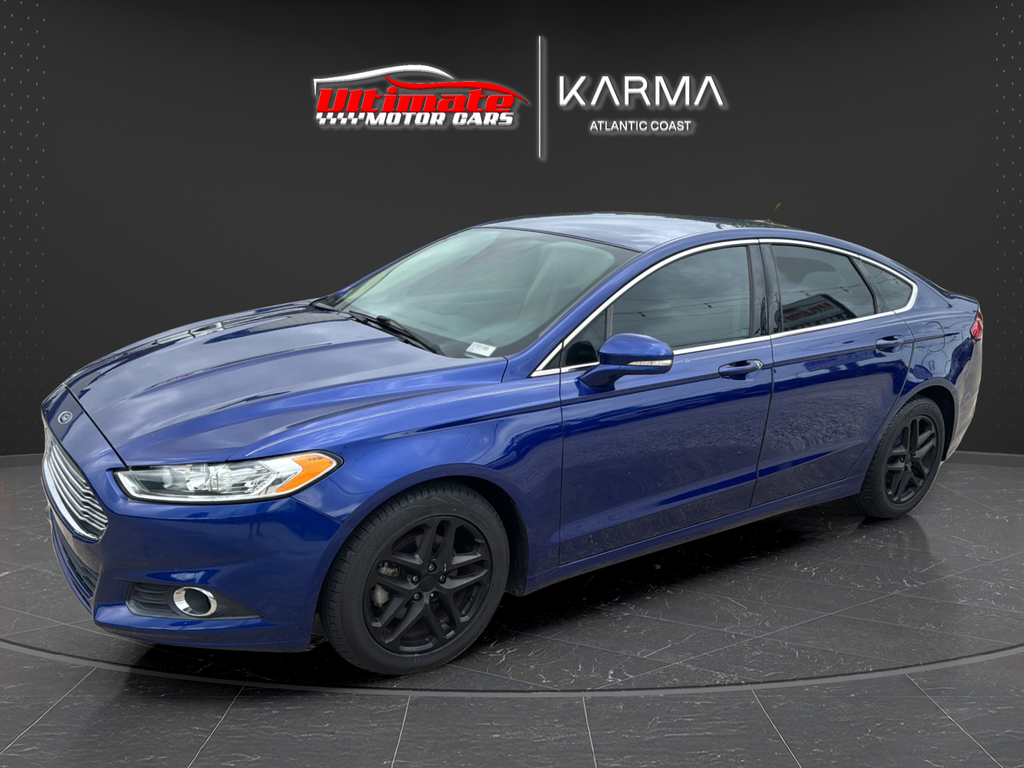 Blue 2016 Ford Fusion SE Sedan Front-Wheel Drive 6-Speed Automatic