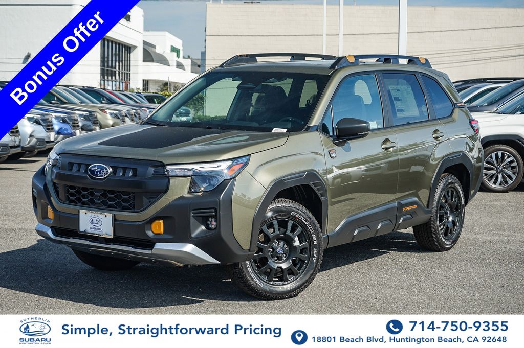Green Metallic 2026 Subaru Forester SUV / Crossover All-Wheel Drive Continuously Variable Transmission
