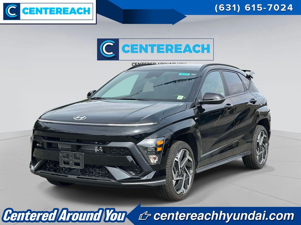 Abyss Black 2025 Hyundai Kona SUV / Crossover All-Wheel Drive 8-Speed Automatic