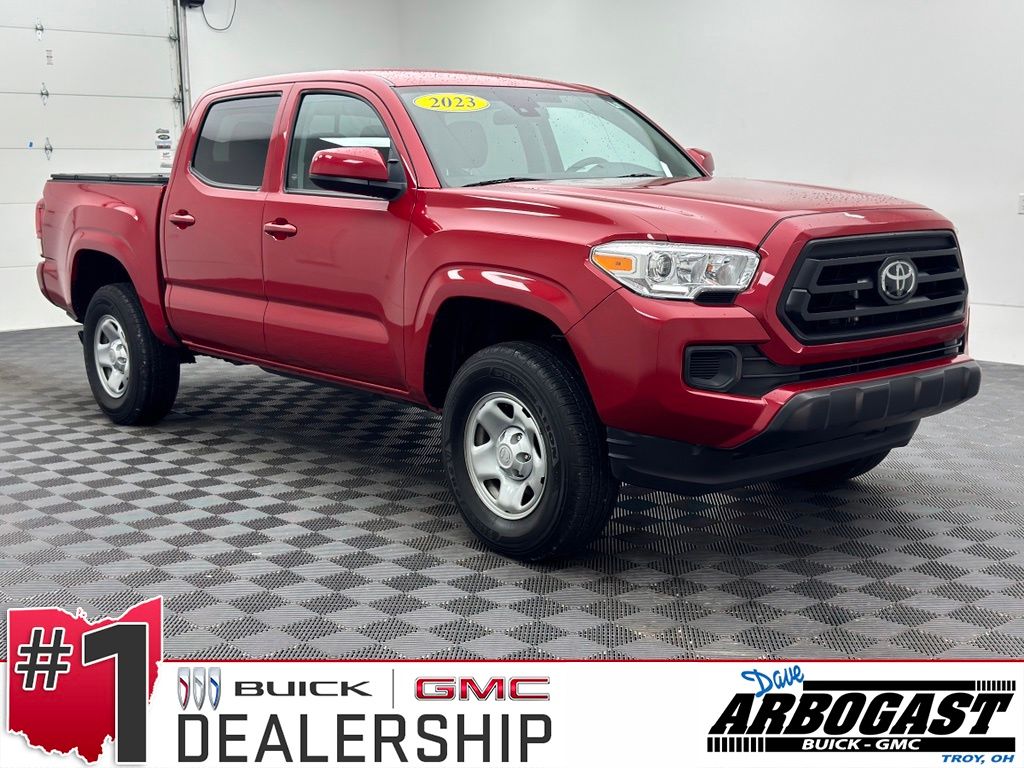 Barcelona Red Metallic 2023 Toyota Tacoma Pickup Truck Four-Wheel Drive 6-Speed Automatic