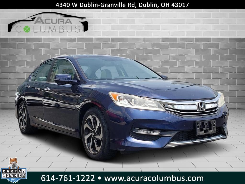 Black (Obsidian Blue Pearl) 2016 Honda Accord Sedan Front-Wheel Drive Continuously Variable Transmission