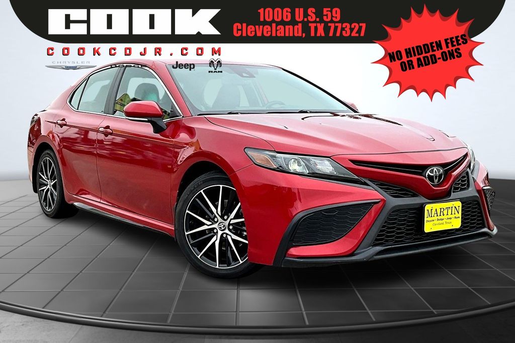 2023 Toyota Camry SE Red at Don McGill Toyota