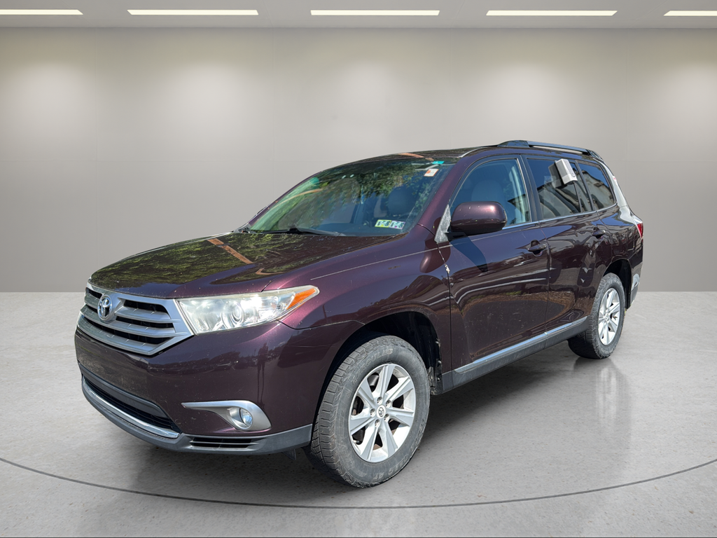 2012 Toyota Highlander SE Red at Luther Ford