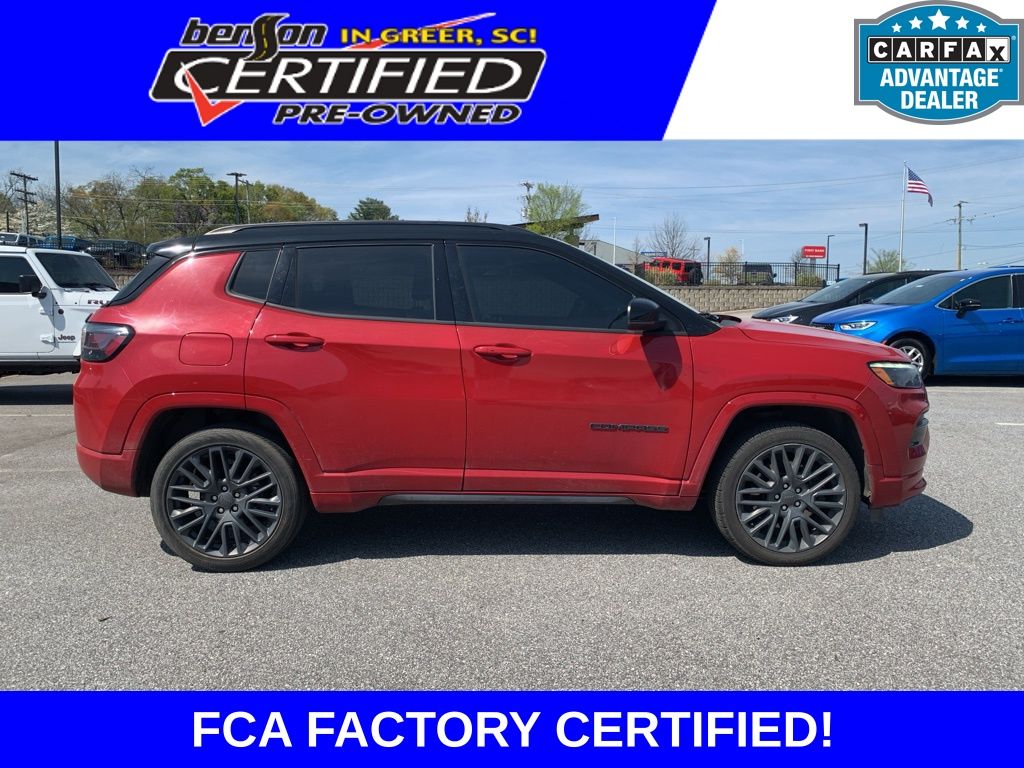 Redline Pearlcoat 2023 Jeep Compass High Altitude 4WD SUV / Crossover Four-Wheel Drive 8-Speed Automatic