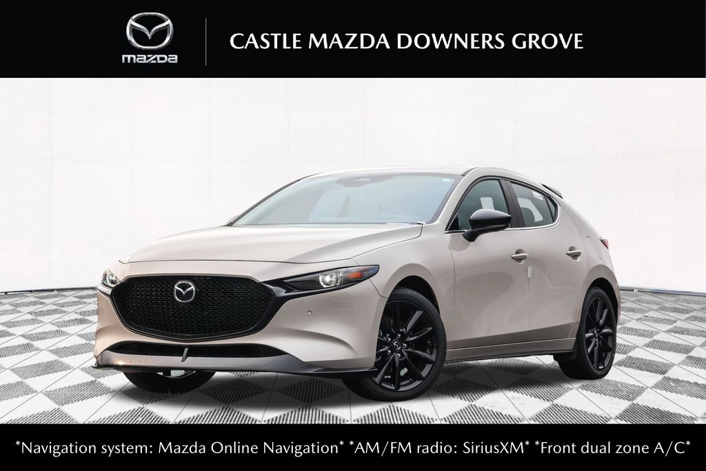 Gray (Platinum Quartz Metallic) 2026 Mazda MAZDA3 Hatchback All-Wheel Drive 6-Speed Automatic