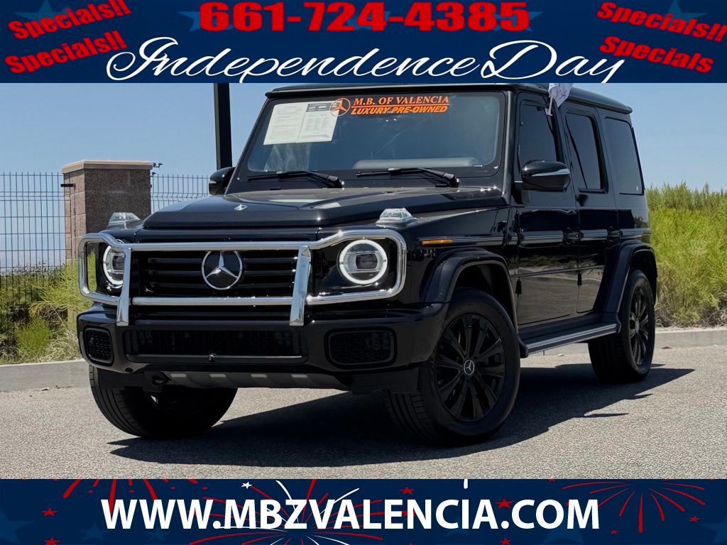 Obsidian Black 2025 Mercedes-Benz G-Class SUV / Crossover All-Wheel Drive 9-Speed Automatic