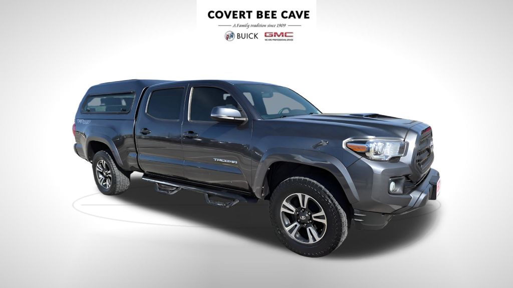 Magnetic Gray Metallic 2016 Toyota Tacoma Double Cab V6 LB TRD Sport 4WD Pickup Truck Four-Wheel Drive 6-Speed Automatic