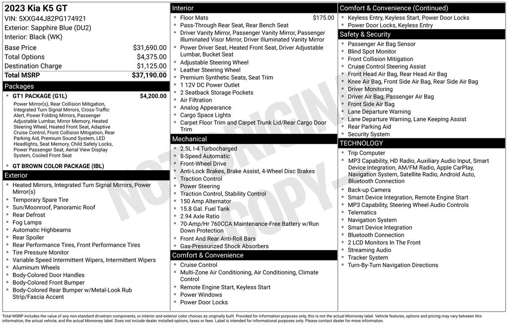 Used Car 2023 Kia K5  Gt For Sale Under $25,000 In Austin, Texas