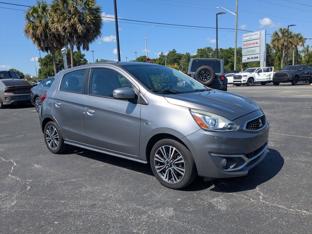 Gray 2019 Mitsubishi Mirage GT FWD Hatchback Front-Wheel Drive Continuously Variable Transmission