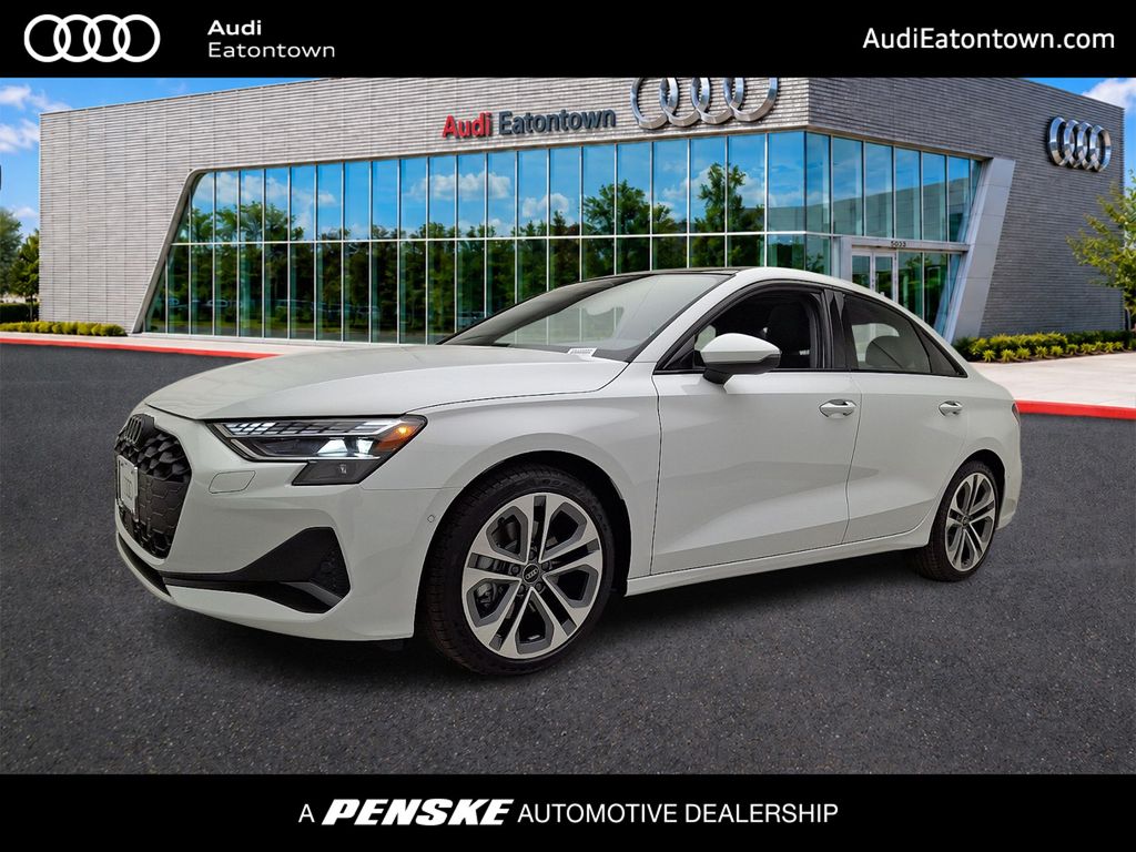 Glacier White Metallic 2026 Audi A3 Sedan All-Wheel Drive 7-Speed Automatic