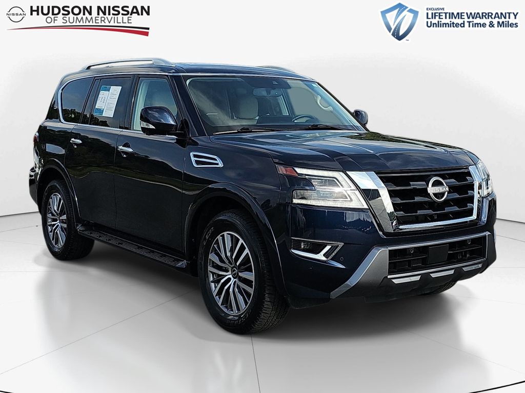 Hermosa Blue Pearl 2024 Nissan Armada SUV / Crossover Four-Wheel Drive 7-Speed Automatic