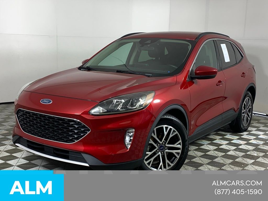 Used 2020 Red Ford SEL image 4