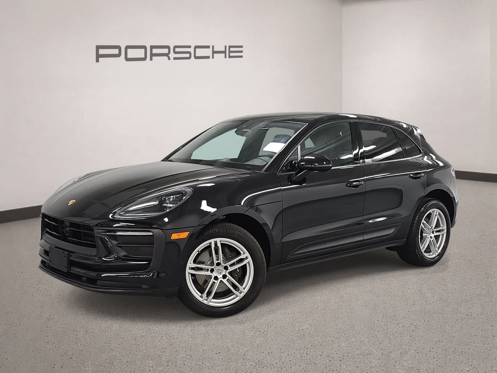 Jet Black Metallic 2023 Porsche Macan SUV / Crossover All-Wheel Drive 7-Speed Automatic