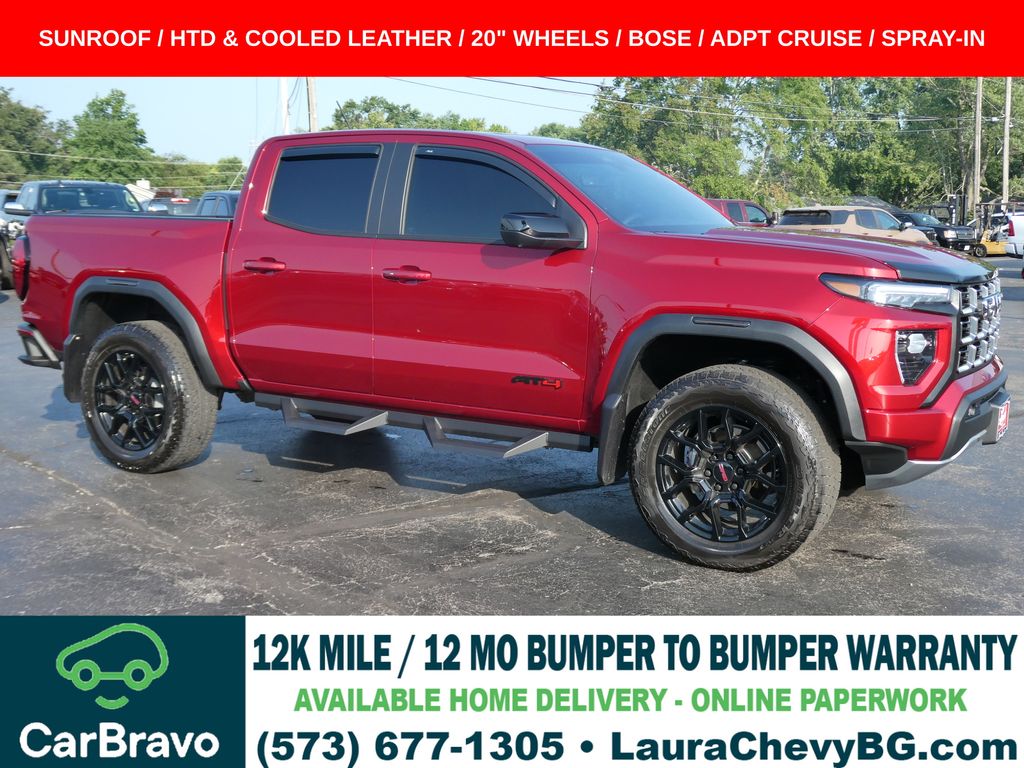 Volcanic Red Tintcoat 2026 GMC Canyon Pickup Truck Four-Wheel Drive 8-Speed Automatic