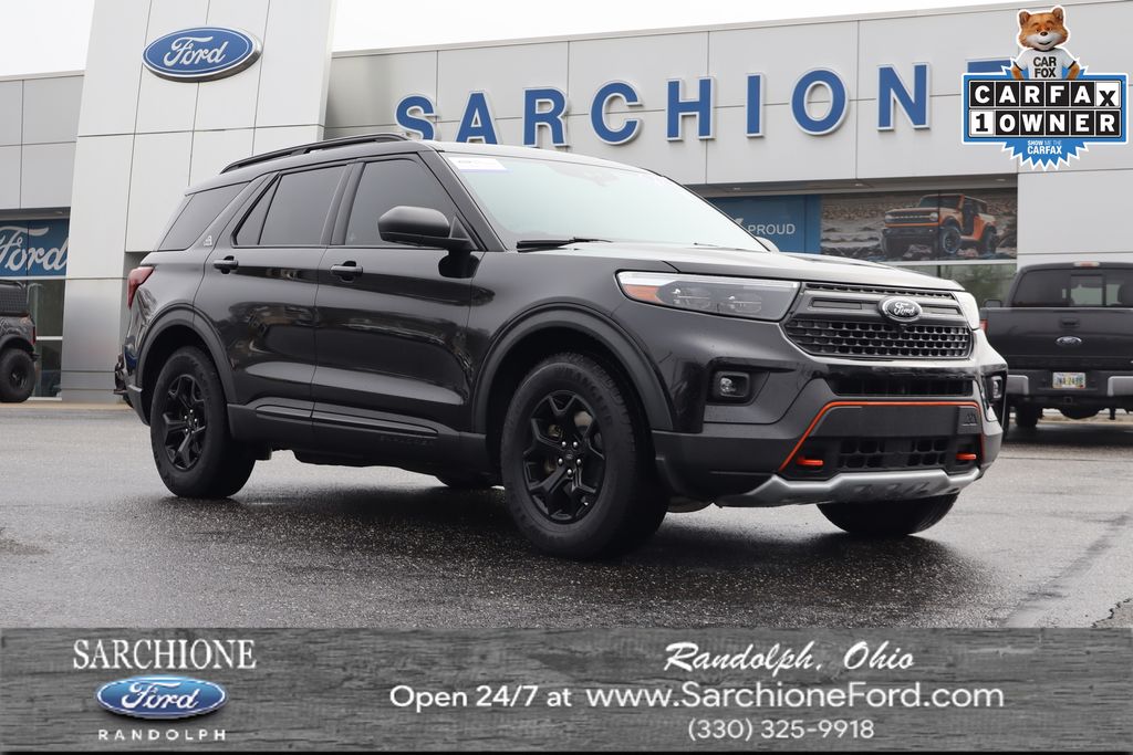 Agate Black Metallic 2021 Ford Explorer Timberline AWD SUV / Crossover All-Wheel Drive Automatic