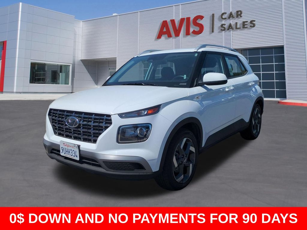 White 2025 Hyundai Venue SEL FWD SUV / Crossover Front-Wheel Drive Continuously Variable Transmission