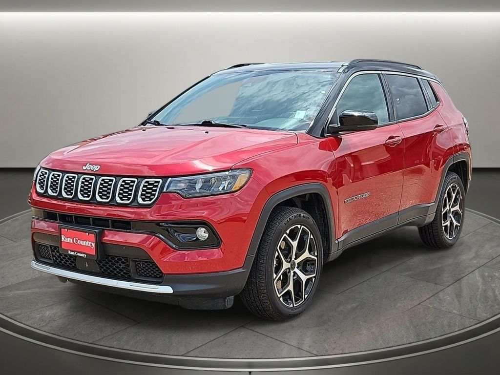 Red Hot Pearlcoat 2025 Jeep Compass SUV / Crossover Four-Wheel Drive 8-Speed Automatic