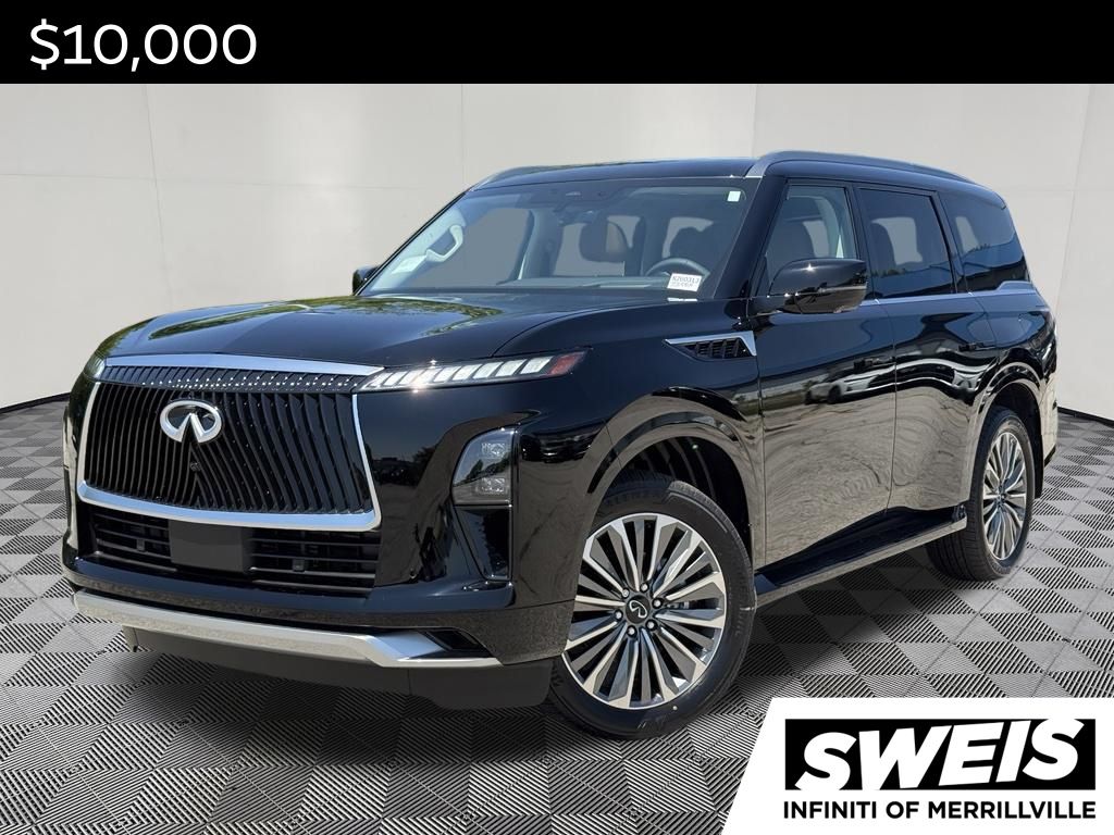 Black Obsidian 2026 INFINITI QX80 SUV / Crossover All-Wheel Drive 9-Speed Automatic
